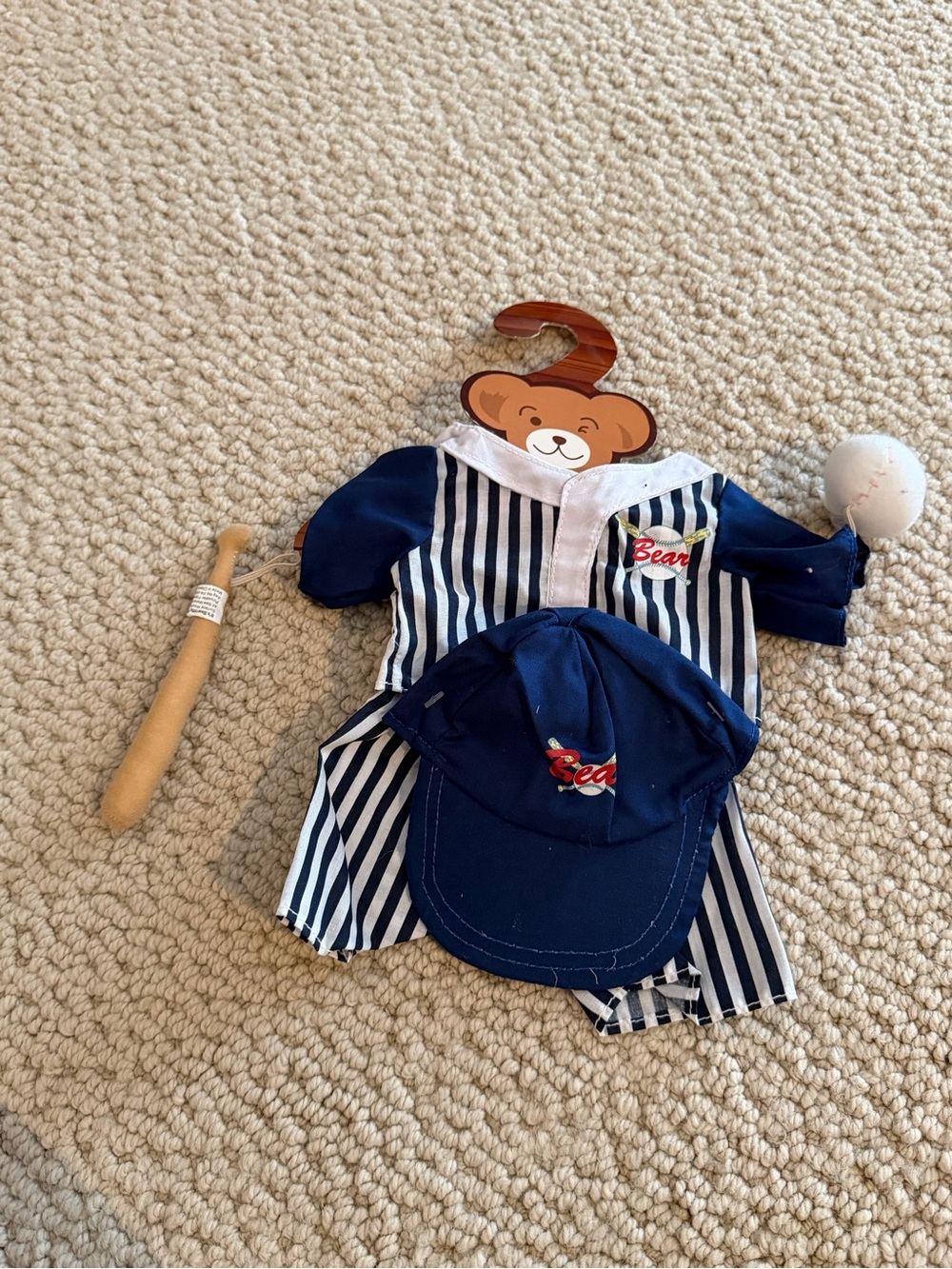 Baseball Outfit Set for Kids Doll - Navy Blue